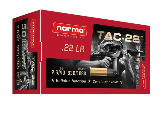 NORMA .22 LfB TAC-22  2,6g/40gr